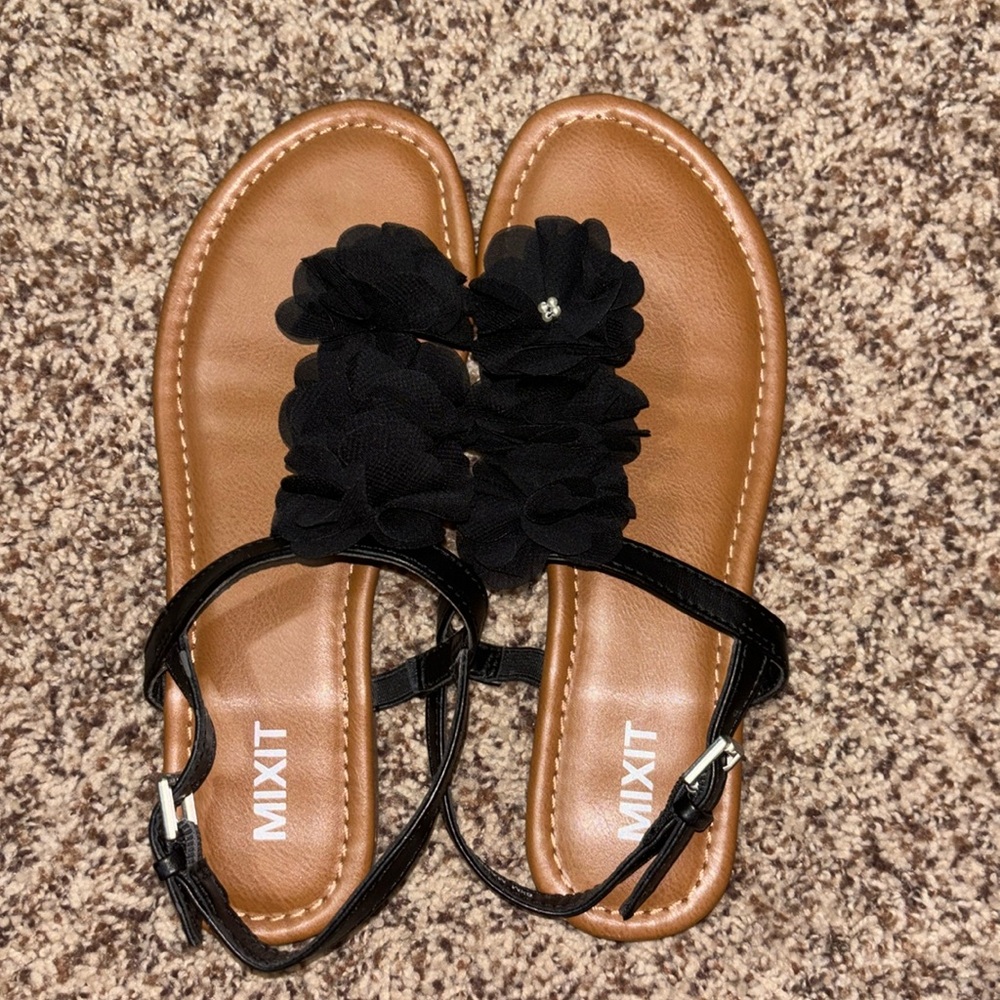 Black sandals
